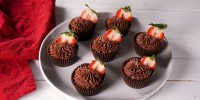 best-strawberry-chocolate-mousse-cups-recipe-delish image