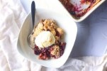 super-simple-cherry-crumble-brown-sugar-food-blog image