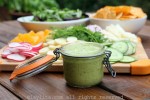 creamy-avocado-salad-dressing-with-lime-and-cilantro image