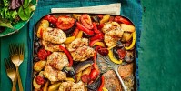 chicken-tray-bake-recipe-spanish-style-chicken-traybake image