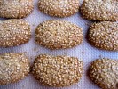 italian-sesame-seed-cookies-recipe-simple-nourished-living image