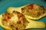 baked-stuffed-yellow-squash-boats-recipe-foodcom image