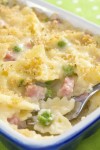 baked-ham-noodle-casserole-with-peas-the-weary-chef image