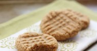 peanut-butter-cookies-with-honey-no-sugar image