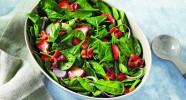 spinach-and-strawberry-salad-with-warm-bacon image