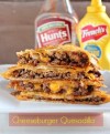 easy-cheeseburger-quesadillas-recipe-brown-sugar-food-blog image