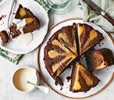chocolate-and-pear-upside-down-cake-tesco-real-food image