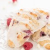 white-chocolate-raspberry-scones-garnish-glaze image
