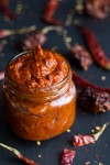 homemade-harissa-spicy-red-pepper-sauce-half image