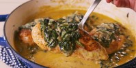 how-to-make-creamed-spinach-chicken-delish image