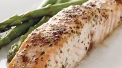 roasted-salmon-with-mustard-and-tarragon-finecooking image