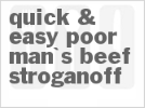 quick-easy-poor-mans-beef-stroganoff image