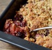 summer-dessert-recipe-blackberry-rhubarb-crumble image