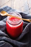 easy-strawberry-rhubarb-jam-julies-eats-treats image