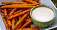 sweet-potato-fries-with-dipping-sauce-recipes-yummly image