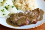 traditional-german-senfbraten-pork-roast-with-mustard image