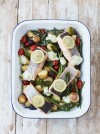 roasted-salmon-veg-traybake-fish-recipes-jamie-oliver image
