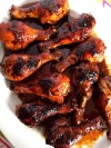 easy-honey-soy-bbq-baked-chicken-legs image