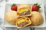 sausage-egg-stuffed-breakfast-biscuits-sofabfood image
