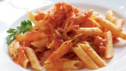 penne-with-tomato-vodka-cream-sauce-finecooking image