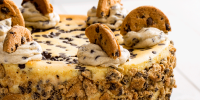 how-to-make-a-cookie-dough-cheesecake-delish image
