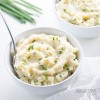 low-carb-keto-cauliflower-mashed-potatoes image