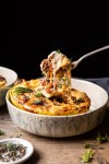 roasted-garlic-spaghetti-squash-lasagna-boats-half image