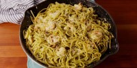 best-shrimp-pesto-pasta-recipe-how-to-make-delish image