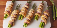 how-to-make-ham-asparagus-bundles-delish image