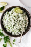 cilantro-lime-rice-just-like-chipotle-downshiftology image