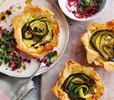 charred-leek-and-goats-cheese-tartlets image