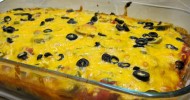 layered-enchilada-casserole-with-corn-tortillas image