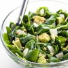 baby-kale-avocado-salad-recipe-with-lemon-garlic image