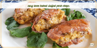 easy-oven-baked-stuffed-pork-chops-with-pan-gravy image