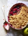 blackberry-and-apple-crumble-recipe-delicious-magazine image