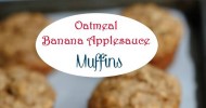 10-best-banana-oatmeal-muffins-with-applesauce image