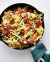 one-pot-cabbage-sausage-pasta-kitchn image