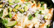 sour-cream-green-chile-chicken-enchiladas image