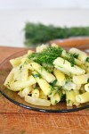 yellow-beans-with-garlic-dill-easy-peasy-creative image