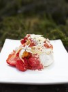 rhubarb-and-strawberry-pavlova-fruit-recipes-jamie image