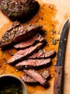 flank-steaks-with-chimichurri-sauce-ricardo image