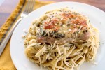 pesto-parmesan-pork-chops-real-life-dinner image