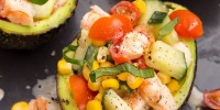 best-shrimp-salad-stuffed-avocados-delish image
