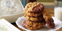 chocolate-oat-biscuits-recipe-good-housekeeping image