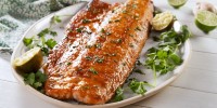 how-to-make-best-honey-sriracha-salmon-recipe-delish image