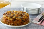 instant-pot-bread-pudding-with-bourbon-sauce-the image