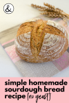 simple-homemade-sourdough-bread-recipe-no-yeast image