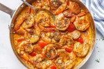 creamy-cajun-shrimp-and-sausage-recipe-eatwell101 image
