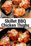 skillet-bbq-chicken-thighs-simple-living-mama image