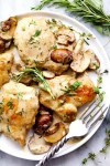 creamy-garlic-herb-mushroom-chicken-the image